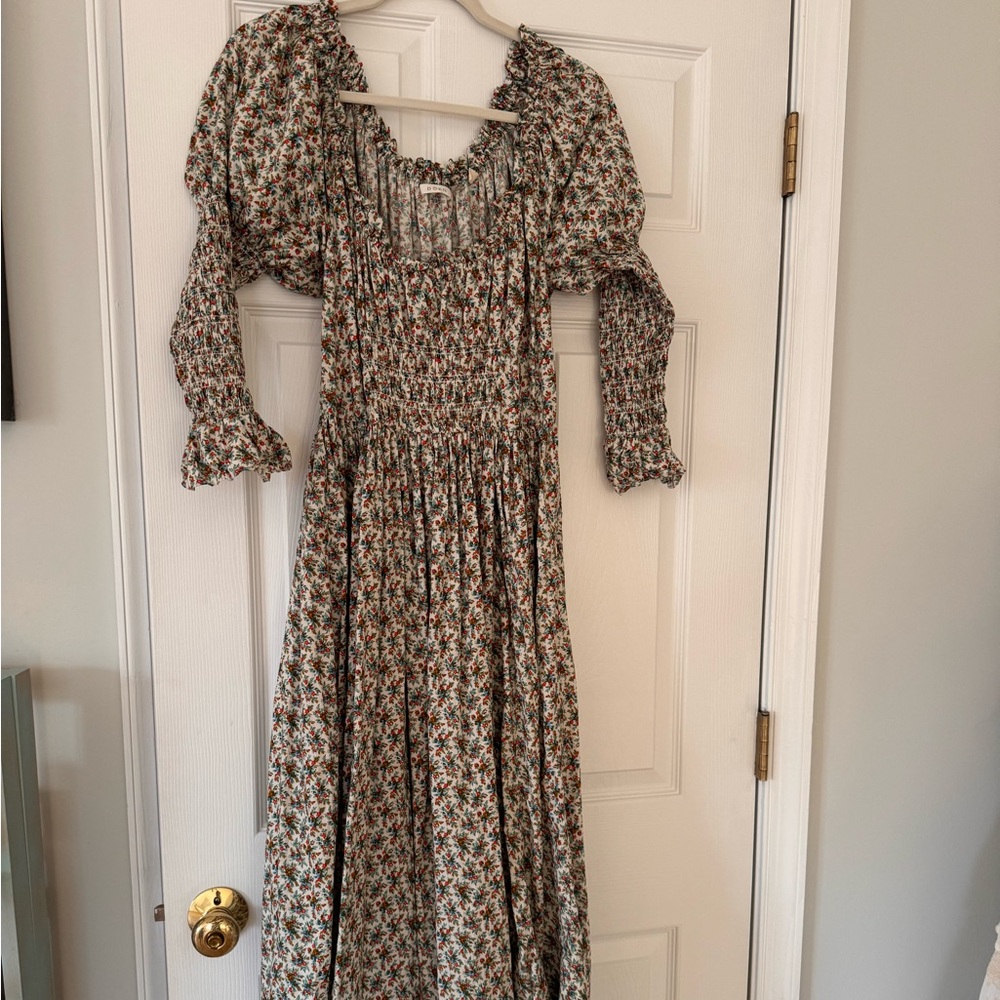 Doen Floral Green Dress - Picture 6 of 7